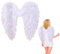 TSHAOUN Ailes d'ange,Blanches d'ailes d'ange Plumes, Ailes d'ange decoratives, Ailes de Plumes, Ailes de Costume pour adultes pour Les fêtes de mascarade Halloween Carnaval Cosplay Party Fête