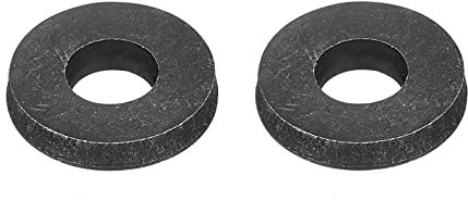 sourcing map Rondelle plate en acier au carbone pour boulons M10, 2 pièces M10 x 26 x 5 mm, fixations ultra épaisses en alliage d'acier oxydé de qualité 8.8 pour l'industrie mécanique