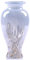 oliruim Vase en verre soufflé bleu de 30 cm de haut, vase en verre opaque coloré, design unique, large ouverture, décoration artistique pour la maison, le salon, la table à manger, décoration d'herbe