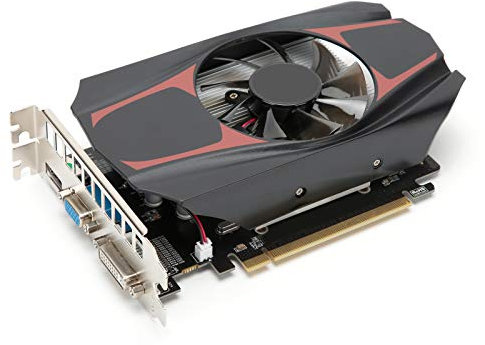 VBESTLIFE HD7670 1 GB Grafikkarte, DDR5, 128 Bit, PCI Express 2.0, 650/1000 MHz, Gaming-Grafikkarte mit HDMI-, DVI- und VGA-Anschlüssen