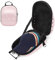 MOSISO Duro Trasporto Cappello Viaggi Caso per Baseball Tappi,Media Cappello Borsa di 5-6 Cappelli con Tracolla,Tappi Vettore Berretto Titolare Protegge per In Viaggio&Casa Immagazzinamento,Rosa