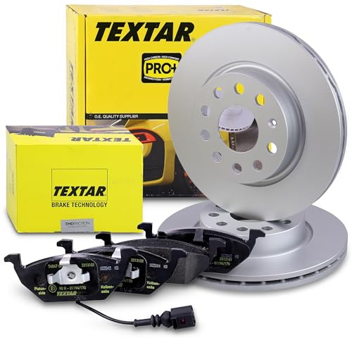 TEXTAR Bremsenset Vorderachse inkl. Bremsscheiben vorne Ø 280 mm | Kompatibel mit: AUDI A3, A3 Cabriolet, A3 Sportback, SEAT ALTEA, ALTEA XL, LEON, TOLEDO III, SKODA OCTAVIA II