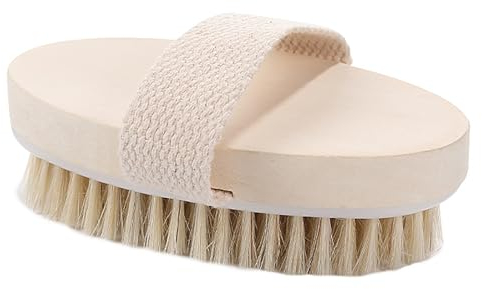 OioTuyi Körper Massagebürste - Trockenbürste mit natürlichen Borsten für Peeling, Hauterneuerung und Cellulite-Reduktion, Verbessert Lymphfunktionen