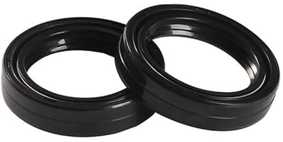Moto Forcella Anteriore Ammortizzatore Paraolio e Copertura Antipolvere for Pi-agg Fly 50 2T Fly 100 4T Fly 125 Liberty 125 Typhoon 125 4T 2007-2016(2pcs oil seal)