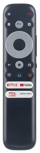RC902N FMR1 Replace Voice Remote Control Compatible for TCL Google Smart TV and TCL Android Smat TV, Replacement for TCL 55R646 65R646 55S546 65S546 75R646 65S446 Mini-LED QLED 4K UHD Smart TV