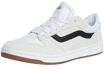 Vans Herren Ryland Ls Sneaker, Suede/Canvas White/Black, 46 EU