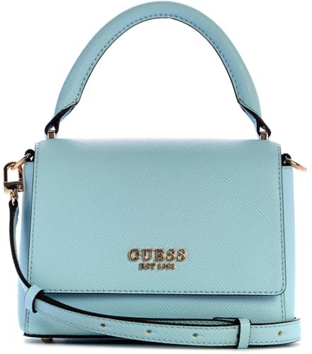 GUESS Fedana Top Handle Flap Bag Powder Blue