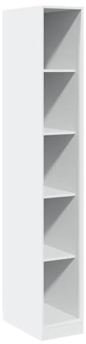 vidaXL Kleiderschrank Weiß 30x50x200 cm Holzwerkstoff