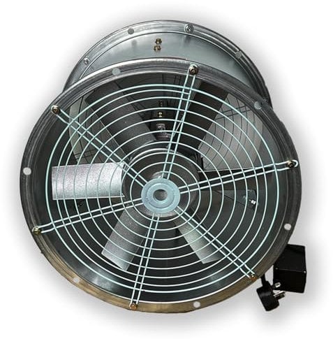POWERSTAR ELECTRICALS Powerful Commercial Axial Metal Canopy Extractor Exhaust Duct Fan 12 16 18 & 20 inches Kitchens, Warehouses, Greenhouses, Hotels and All Commercial Places (20 Inches 500mm)