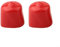 Lecreatekit Coprivalvola di pressione per forcella anteriore della bicicletta Fox e design salvaspazio (rosso)