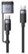 Super Phone Deals USB Type-C Fast Charging Cable, 140W MagSafe 3, Braided Nylon, Black