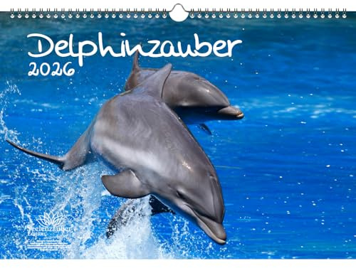 Delphinzauber DIN A3 Kalender für 2026 Delfin Delphin - Seelenzauber
