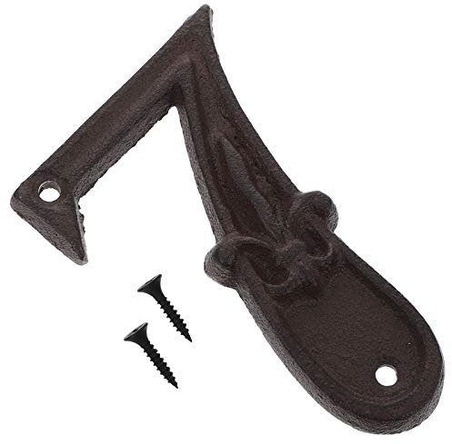 NUOBESTY Diy Door Address Numbers Vintage Style Cast Iron Metal House Number Plaques