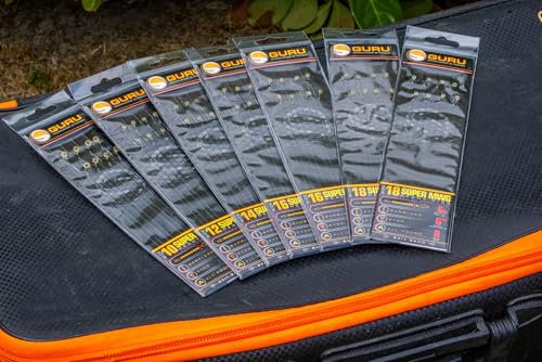 Guru SMWG 6 Bait Band Hair Rigs Barbless (Size 16 6lb)