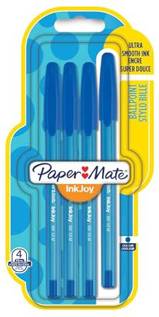 Paper Mate 1956711 Inkjoy 100 Fineliner, Blau, 4 Stück