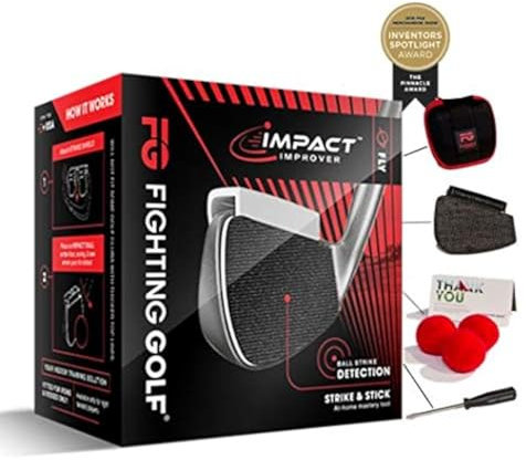 Impact Improver Indoor Training Aid, Great Gift for Your Golf Swing!