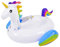 Jilong-37450 Licorne Unicorno Gonfiabile Galleggiante con Maniglie, Colore Bianco con Dettagli Arcobaleno, L, 37450