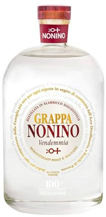 Distillerie Nonino dal 1897, Grappa Monovitigni Vendemmia Bianca 40°, distillazione artigianale - bottiglia in vetro da 2000 ml