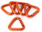 Lergo Dreieckiger Karabiner, Outdoor, Camping, Wandern, Schlüsselanhänger, Karabinerhaken, Wasserkocherschnalle