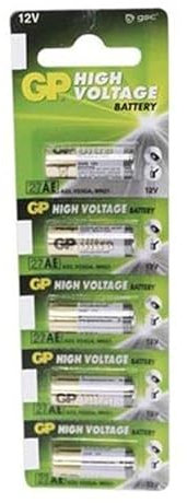 GSC - Blister 5 Pilas Alkalinas GP 27A 12V 009000176 009000176