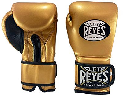 CLETO REYES * Kostenlose Boxhandschuhe aus Leder zum Umwickeln von Sparring-Goldauining (340 g)