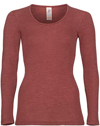 Engel Women's Long-Sleeved Undershirt, Copper, 20 UK/22 UK