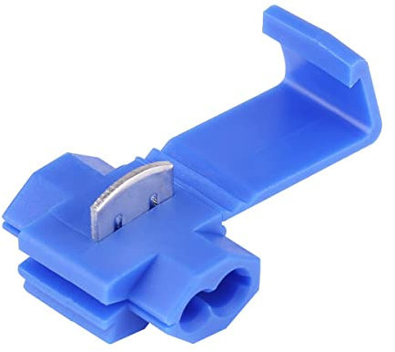 Solderless Quick Splice Wire Connectors, Scotch Lock Snap Electrical Wire Connector,18-14AWG Blue 100PCS