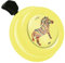Liix Colour Bell neu 2021 Zebra Design Fahrradklingel Pferd Horse Design für Kinder und Erwachsene Design und mit einfacher Montage (Pastellgelb)