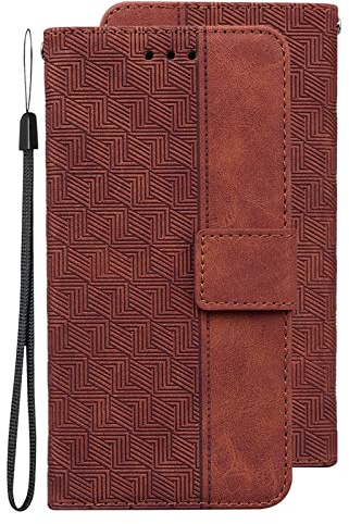 TIANCI Hülle für Black-View A60, Business-Stil mit Geometrischer Textur Brieftasche Schutzhülle, Flip Handyhülle für Black-View A60 Hülle PU Leder