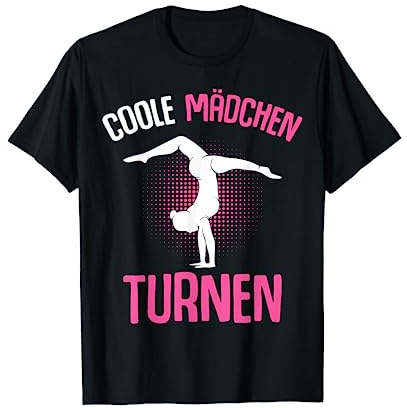 Coole Mädchen Turnen Turnerin Gymnastik Kinder T-Shirt