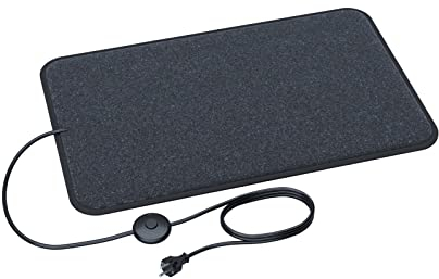 WARMON Heizteppich Pro 85 W, Heizmatte, Schuhtrockner Dunkelgrau