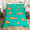 Housse de Couette Capybara 140x200,Ensemble de Literie Capybaras dans l'eau pour Enfants Adolescents,Housse Couette Souris Mignonne Animaux Rongeurs Parure de Lit Style Dessin Animé Cadeaux Kawaii