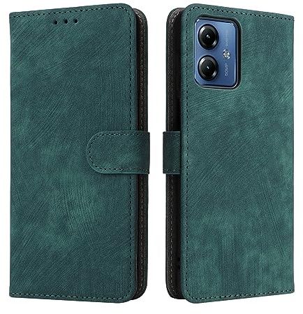 XINNI Handyhülle für Motorola Moto G14 | RFID Protect PU/TPU Klappetui Schutzhülle Flip Magnetisch Telefonhülle