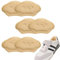 6 Stück Fersenpolster Kinder, Fersenkissen Antirutsch Einlagen für zu große Schuhe und Stiefel Schuhfüller Heel Protector Pads - Schuhverkleinerer für Mädchen und Jungen