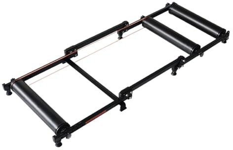 MegLob 700C Rennrad-Rollentrainer, Verstellbarer Fahrradtrainer Für 24-27,5-Zoll-Mountainbikes, Indoor-Fahrradtrainer Für Trainingsfahrten, Fahrrad-Rollentrainer-Ständer,Schwarz