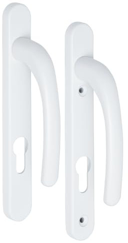 Access Hardware External White UPVC Door Handles