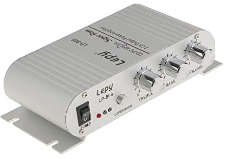 Mini Amplificador Estéreo de Audio para Coche o Moto con Super Bass