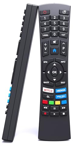 GOUYESHO Telecomando Medion RC1822 per Medion TV, telecomando di ricambio per Medion Ultra HD Smart TV con tasti Netflix Medion Prime Video MSN: 40069104