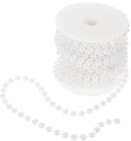 LALAFINA 1roll Bead Curtain Bead Pendant for Door Decor Wedding Decoration Smooth Material Easy to Use for Home Tailor Shop