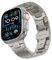 Titanium Bracelet for Apple Watch Ultra 2 49mm, Metal Replacement Bracelet Links Watch Strap with Folding Clasp Strap for iWatch Ultra 49mm 46mm 45mm 44mm 42mm Series 10 9 8 7 SE 6 5 4 3 2 1
