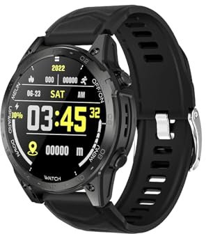 GS TACTIX7 Smartwatch Tradición al permitirnos rastrear el oxígeno en sangre de la frecuencia cardíaca y hacer llamadas telefónicas. Dcm130, negro, 10x10x7cm
