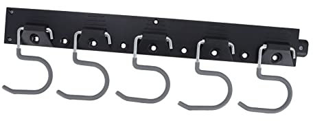 QUMIIRITY Garagen-wandhalterungs-organizer-set Werkzeughalter Besenhalter Metallhaken Pvc-freie Beschichtung 1 Set
