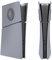Hzxkqmil Replacement Faceplate Cover Plates for PS5 Slim Console Digital Edition, Side Plates with Cooling Vents Custom Shell ABS Case Anti-Scratch Shockproof Accessories, Grey