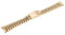 SCRUBY 20 mm massives Edelstahl-Armband für Role X Datejust Uhrenarmband, Herren-Armband, Faltschließe, Logo auf(Gold)
