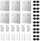 Picture Hanging Plate Self Adhesive Hanger Serrated Adhesive Picture Hanger Wall Plate Hanger For Home Offices Kitchen