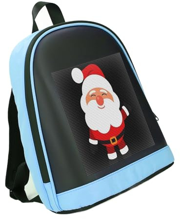 Mochila LED, Mochila LED con Pantalla Programable de 64x64 Px