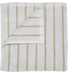 blomus | Handtuch -ARTO- aus 100% Bio-Baumwolle | Größe 50 x 100 cm | 600 g/m² Frottee | Farbe Micro Chip/Tan