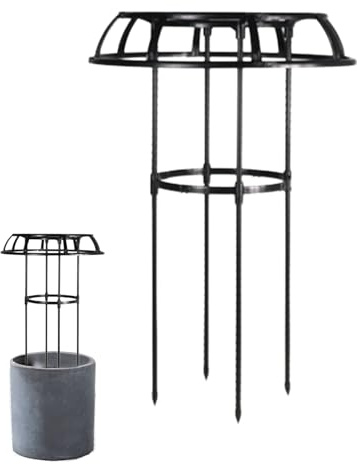 En De Regenschirm Clematis Trellis - Vine unterstützt den Pflanzenturm | Gartenspalier für Kletterpflanzen, Obelisk-Rankgitter mit hoher Widerstandsfähigkeit im Freien für Gurken, Tomaten, UVA