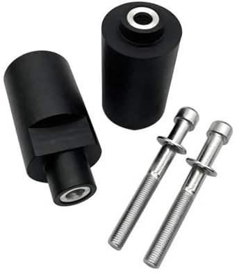 Motorrad Fallschutz Für Suzuki Für GSXR-600 Für GSX-R750 2004-2005 Motorrad No Cut Rahmen Sliders Crash Falling Schutz Sturzpads Motorrad(Schwarz)