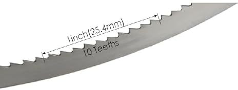 2 stücke 2240x6,35x0,35mm Carbon Bandsägeblätter Band Säge 6 1014 TPI Holzbearbeitung Werkzeuge(10TPI)